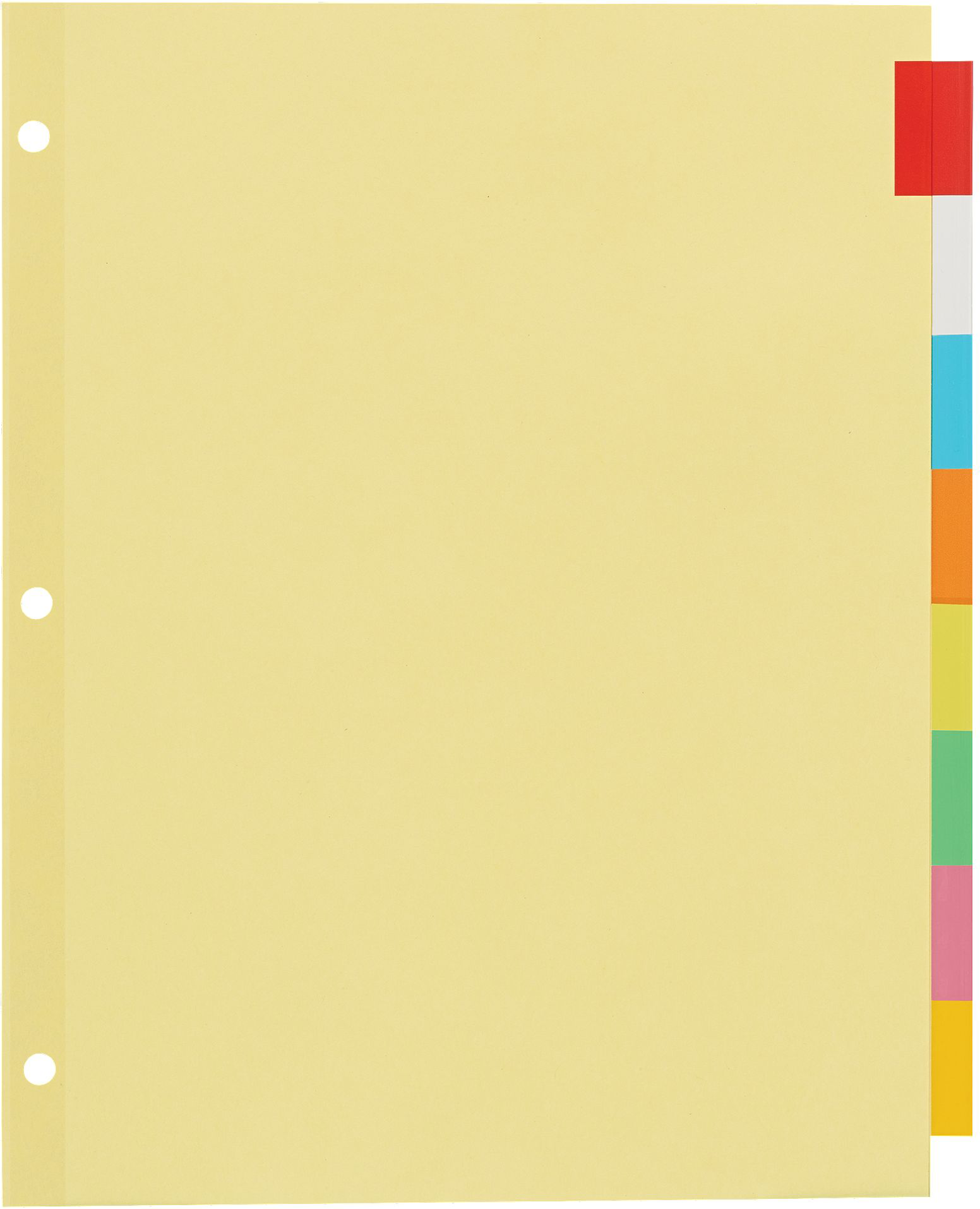 INDEX TAB 8TAB COLOR ECONOMY