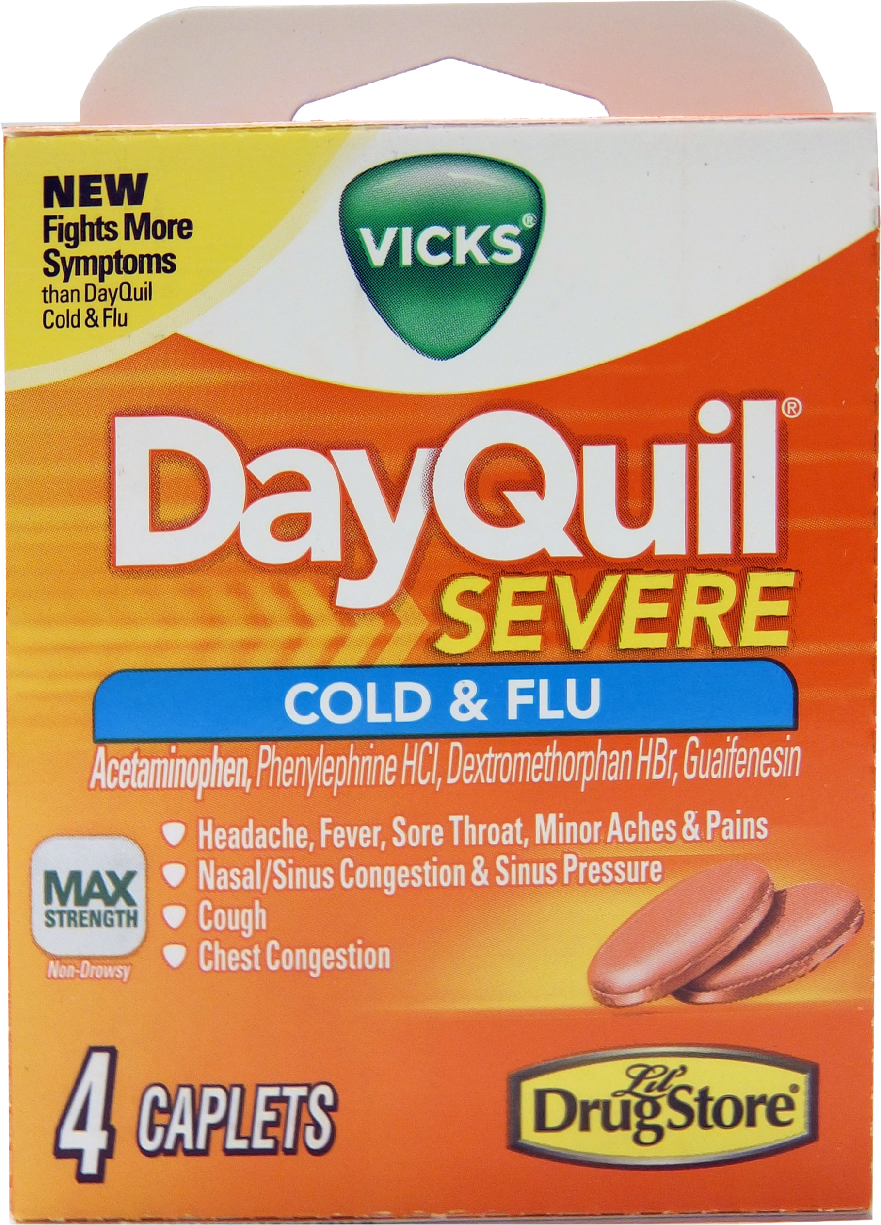 LIL DRG DAYQUIL SEVERE 4CT