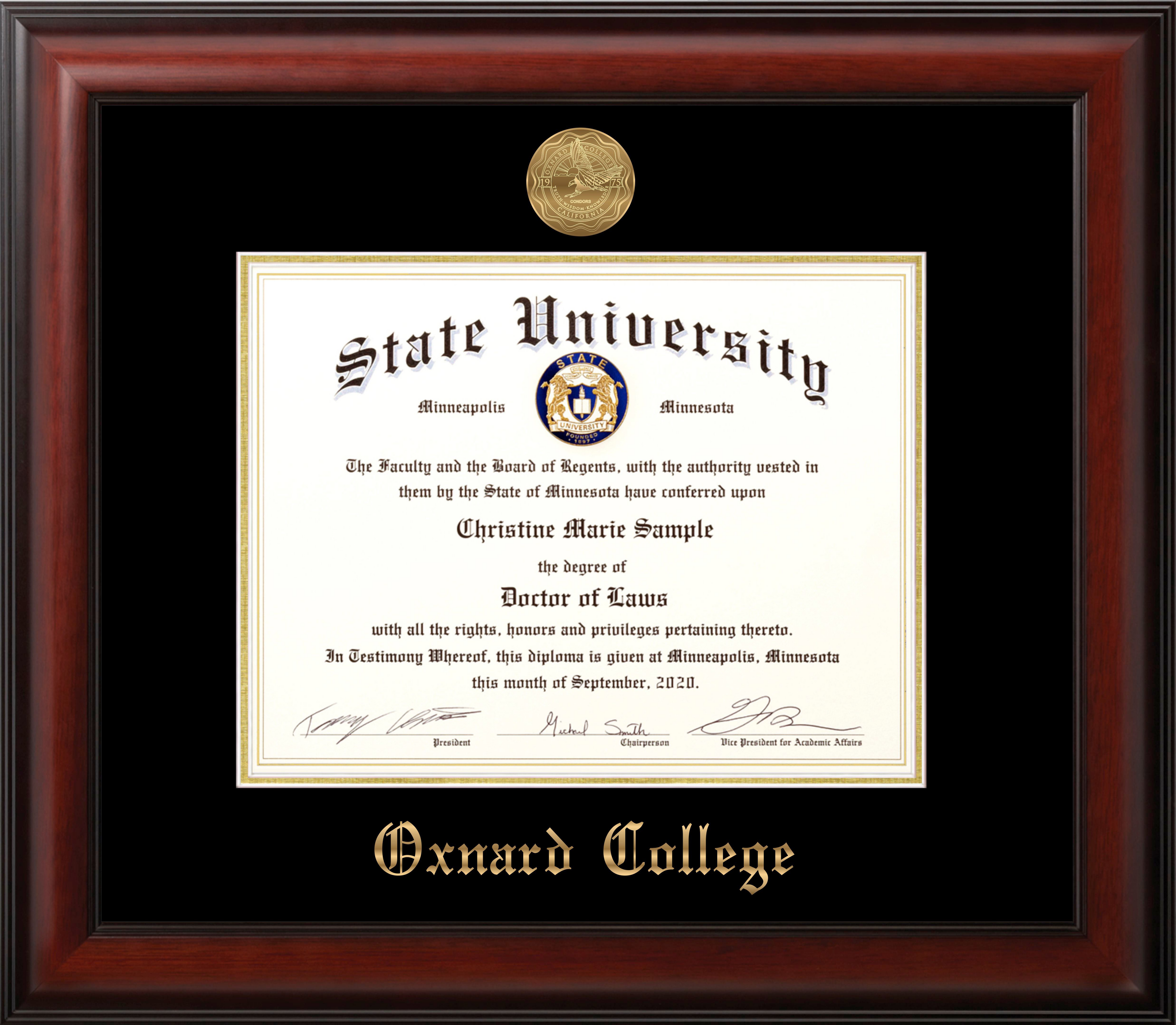 11 x 8.5 Meridian Diploma Frame