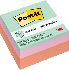 POST-IT 1-7/8" 400SH CUBE PAS